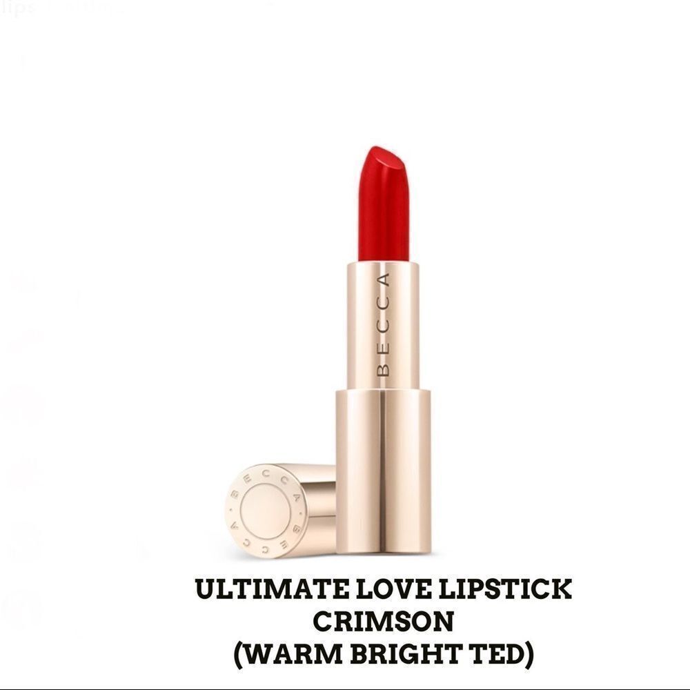 ✨3xHP✨BECCA ULTIMATE LIPSTICK - CRIMSON✨ - Picture 2 of 6